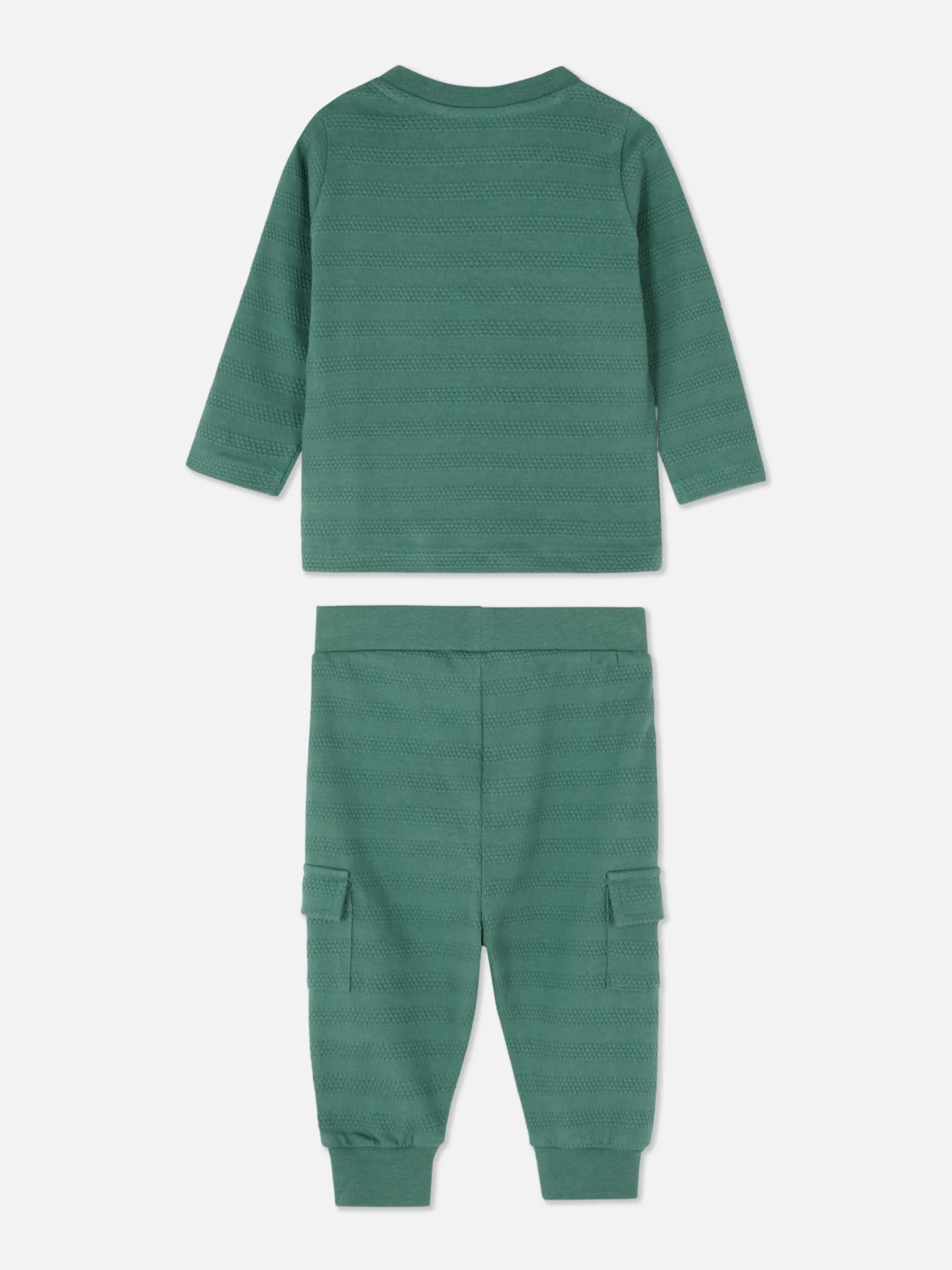 Primark Conjuntos Y Sets|Conjunto De Camiseta Texturizada Y Pantalones Cargo