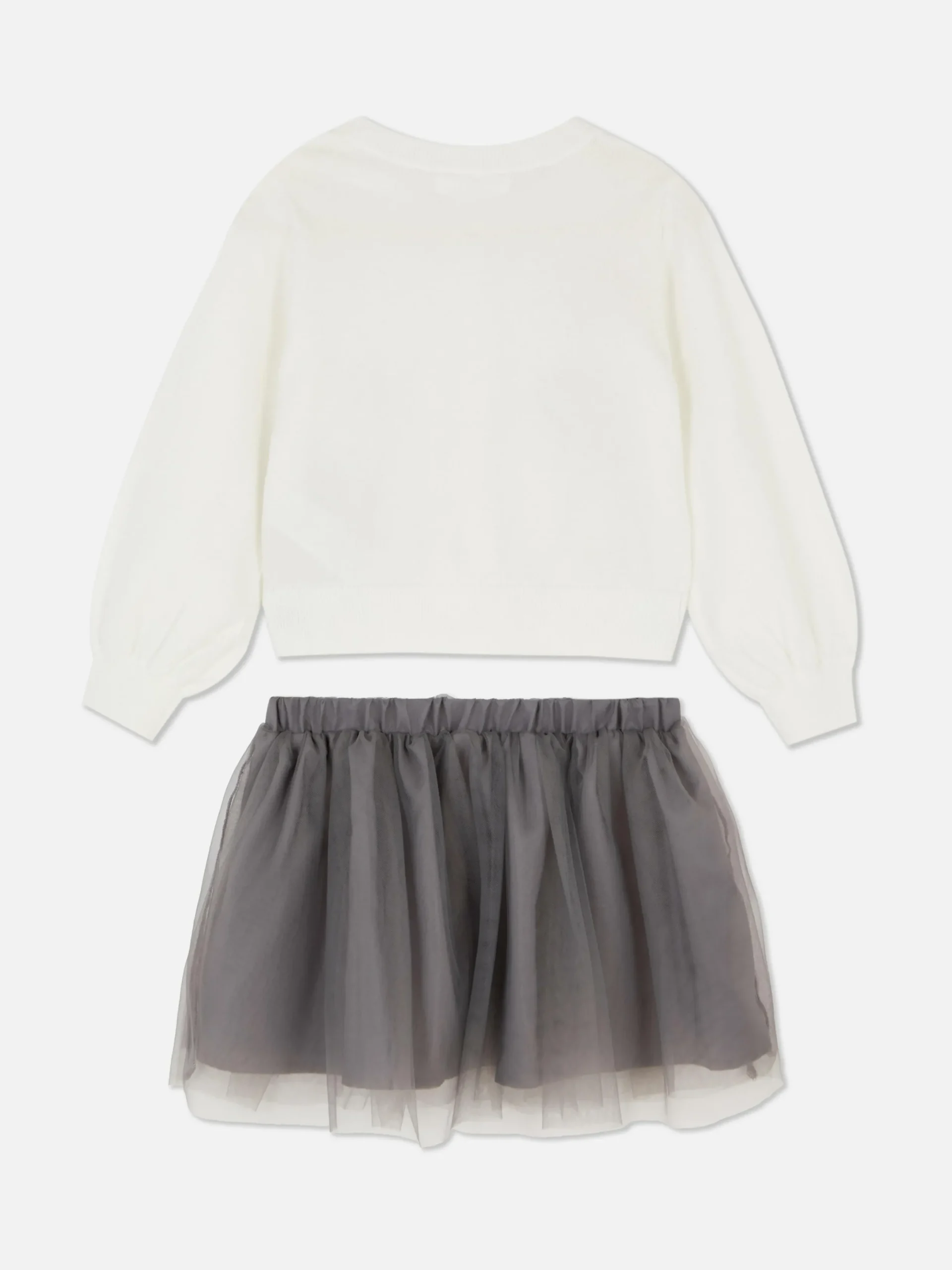 Niños Primark Conjuntos Y Sets|Conjunto De Cárdigan Y Tutú De Punto