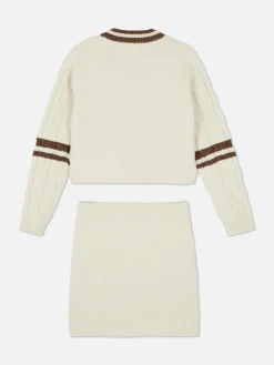 Niños Primark Conjuntos Y Sets|Conjunto De Falda Y Jersey De Punto De Ochos