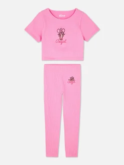 Niños Primark Pijamas Y Ropa Para Dormir|Conjunto Informal Acanalado De Ángel De Disney