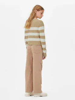 Niños Primark Jerseys Y Cárdigans|Cárdigan A Rayas Con Cremallera Bidireccional