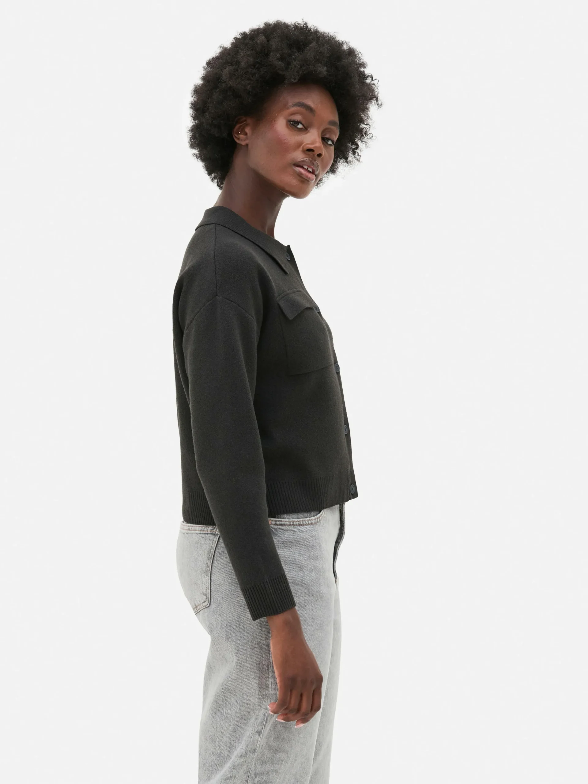 Mujer Primark Jerseys Y Cárdigans|Cárdigan Con Botones Y Con Cuello