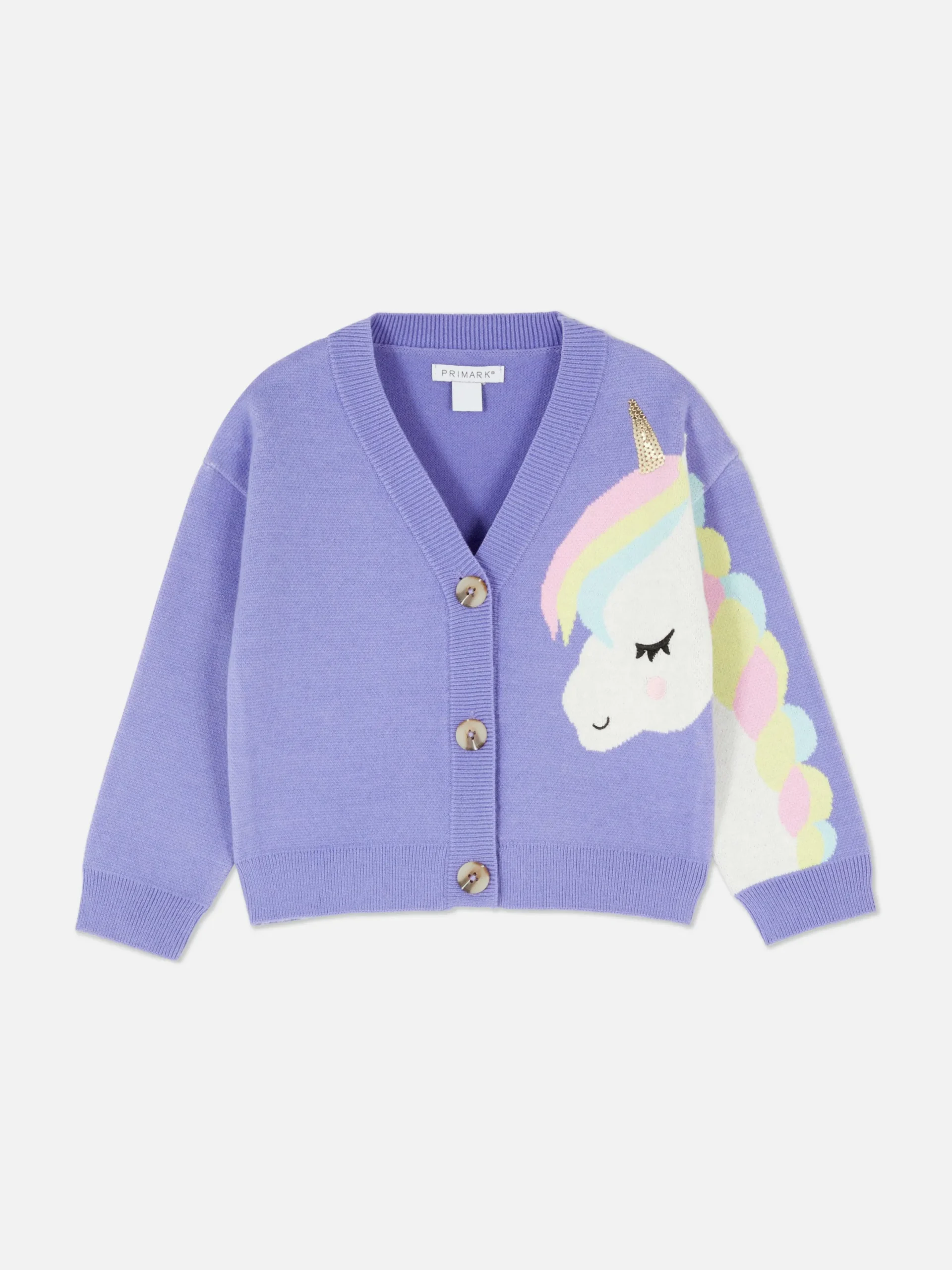 Niños Primark Jerseys Y Cárdigans|Cárdigan Con Cuello De Pico Con Unicornio