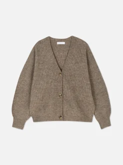 Mujer Primark Jerseys Y Cárdigans|Cárdigan Con Cuello De Pico Y Corte Holgado