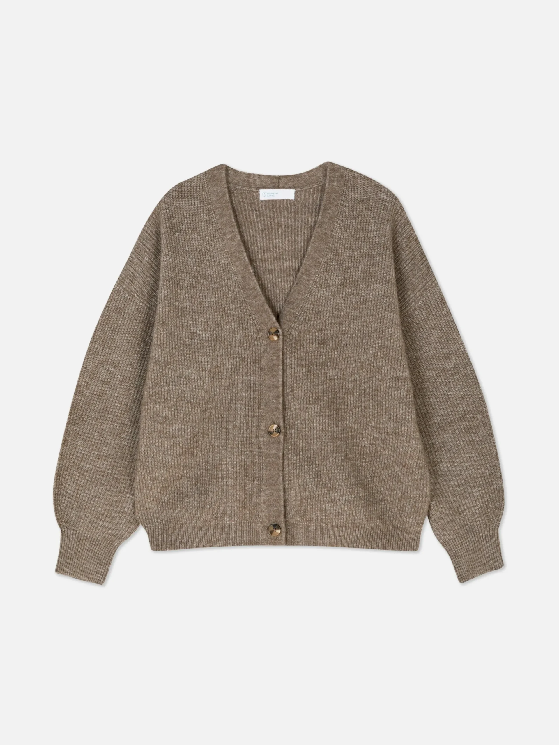 Mujer Primark Jerseys Y Cárdigans|Cárdigan Con Cuello De Pico Y Corte Holgado