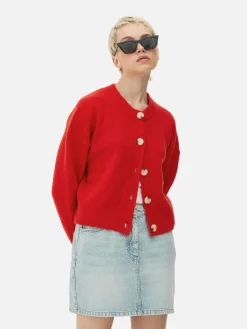 Mujer Primark Jerseys Y Cárdigans|Cárdigan De Cuello Redondo Con Botones