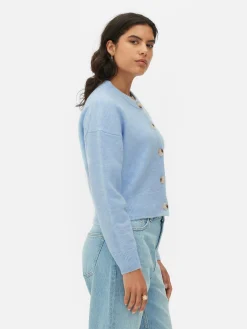 Mujer Primark Jerseys Y Cárdigans|Cárdigan De Cuello Redondo Con Botones