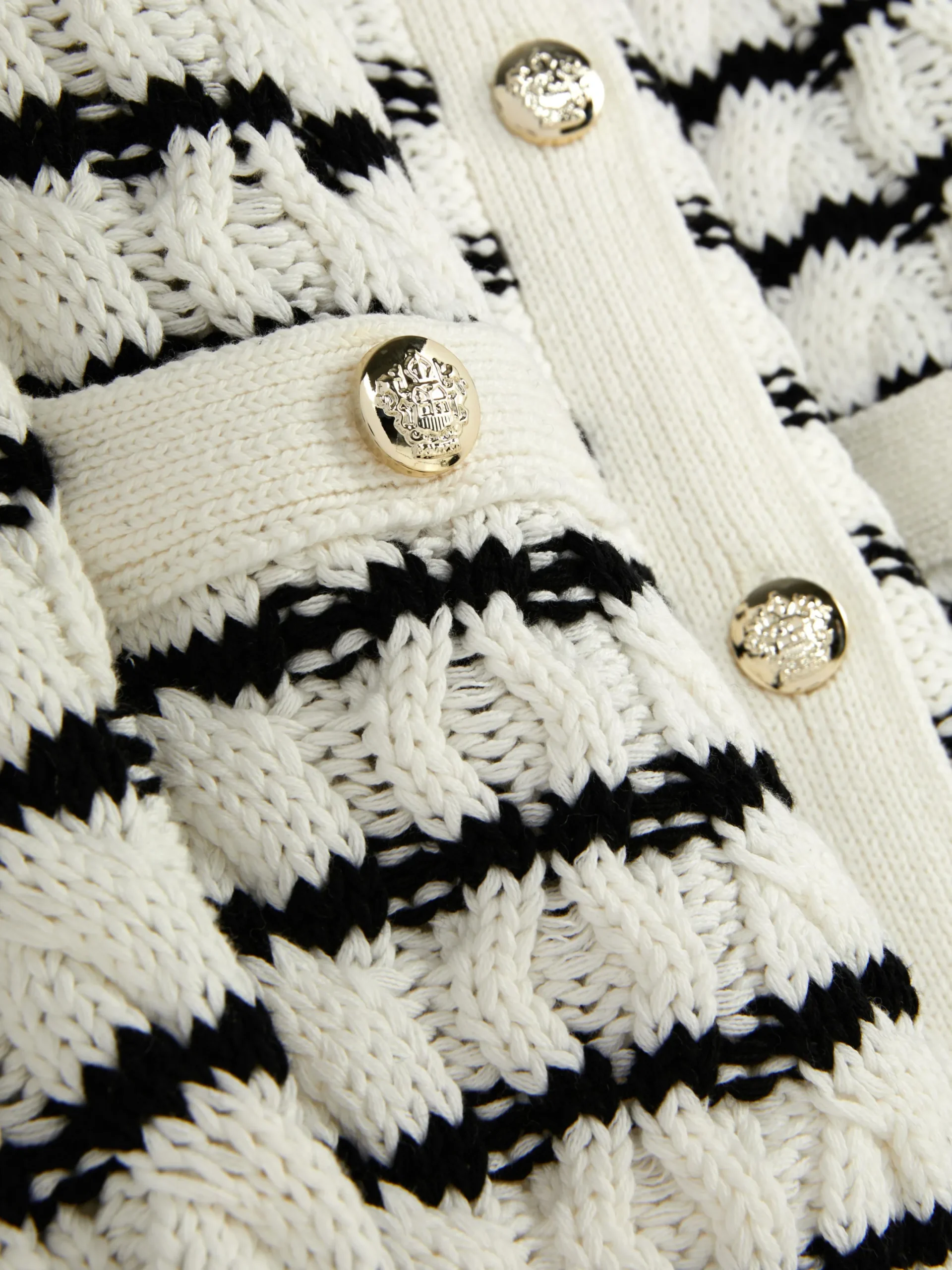 Mujer Primark Jerseys Y Cárdigans|Cárdigan De Punto De Ochos A Rayas