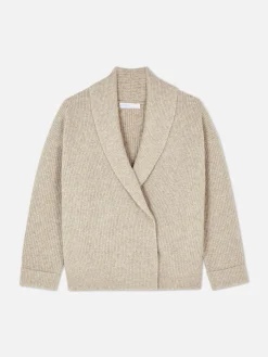 Mujer Primark Jerseys Y Cárdigans|Cárdigan Drapeado Con Botones De Estilo Chal