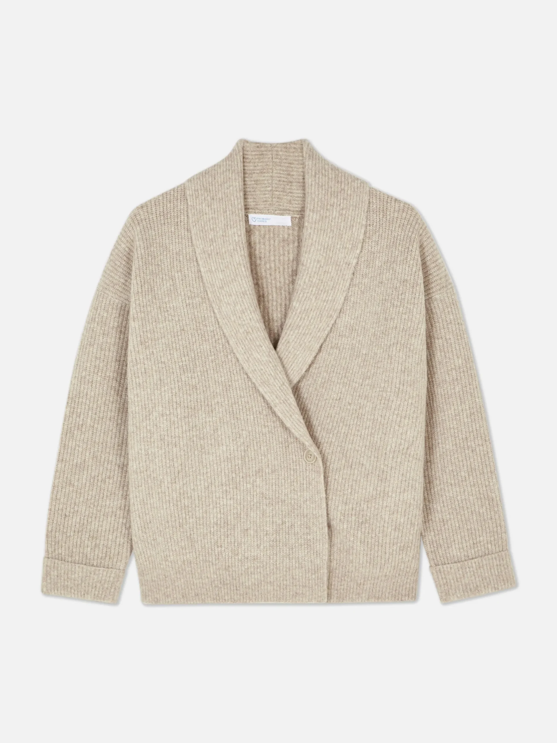 Mujer Primark Jerseys Y Cárdigans|Cárdigan Drapeado Con Botones De Estilo Chal