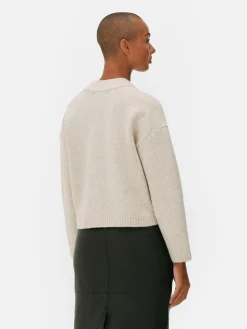 Mujer Primark Jerseys Y Cárdigans|Cárdigan Holgado Con Botones Delanteros