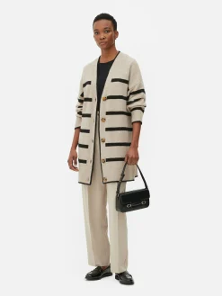 Mujer Primark Jerseys Y Cárdigans|Cárdigan Largo A Rayas