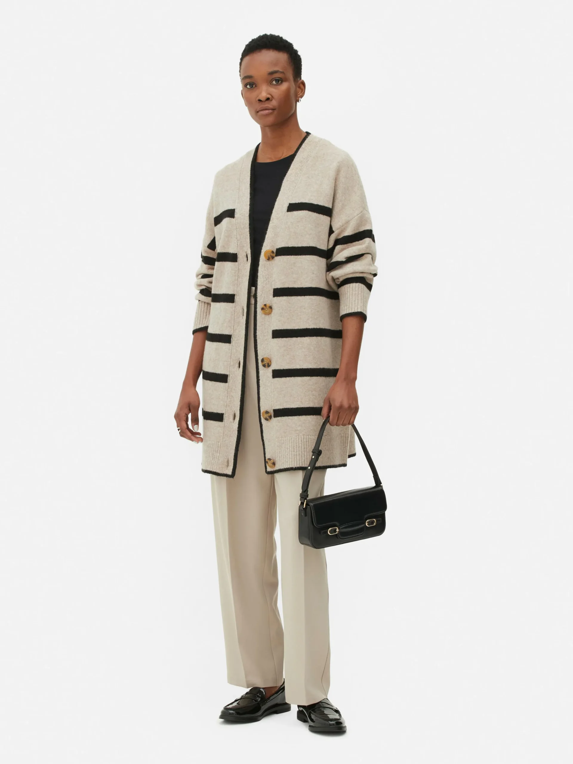 Mujer Primark Jerseys Y Cárdigans|Cárdigan Largo A Rayas