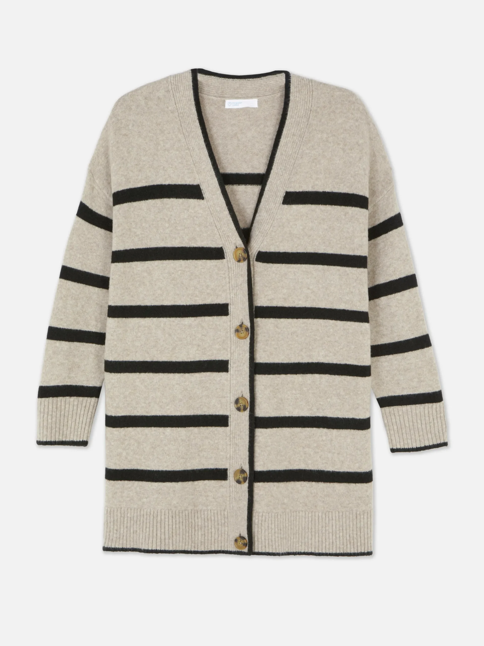Mujer Primark Jerseys Y Cárdigans|Cárdigan Largo A Rayas