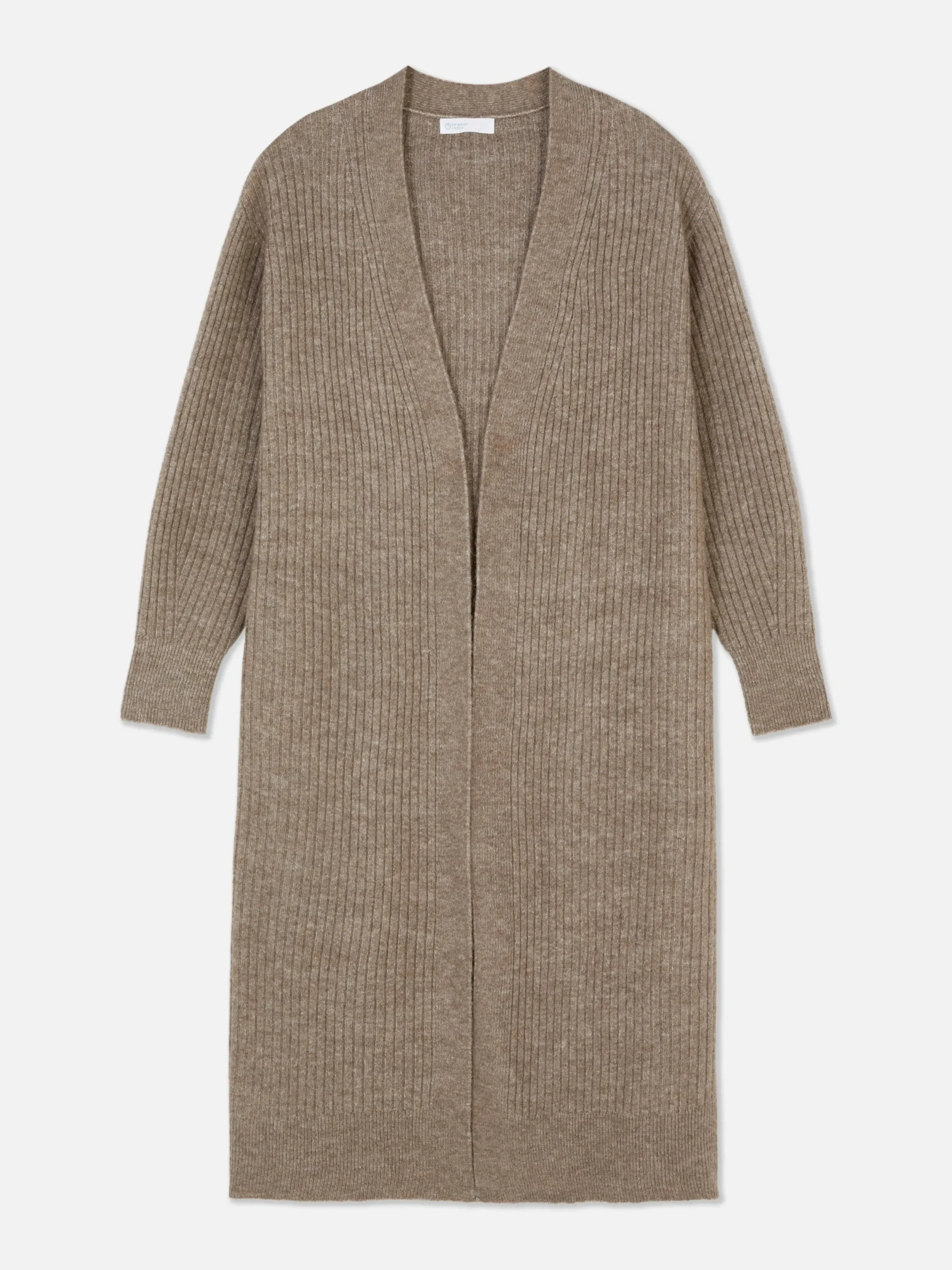 Mujer Primark Jerseys Y Cárdigans|Cárdigan Largo Acanalado