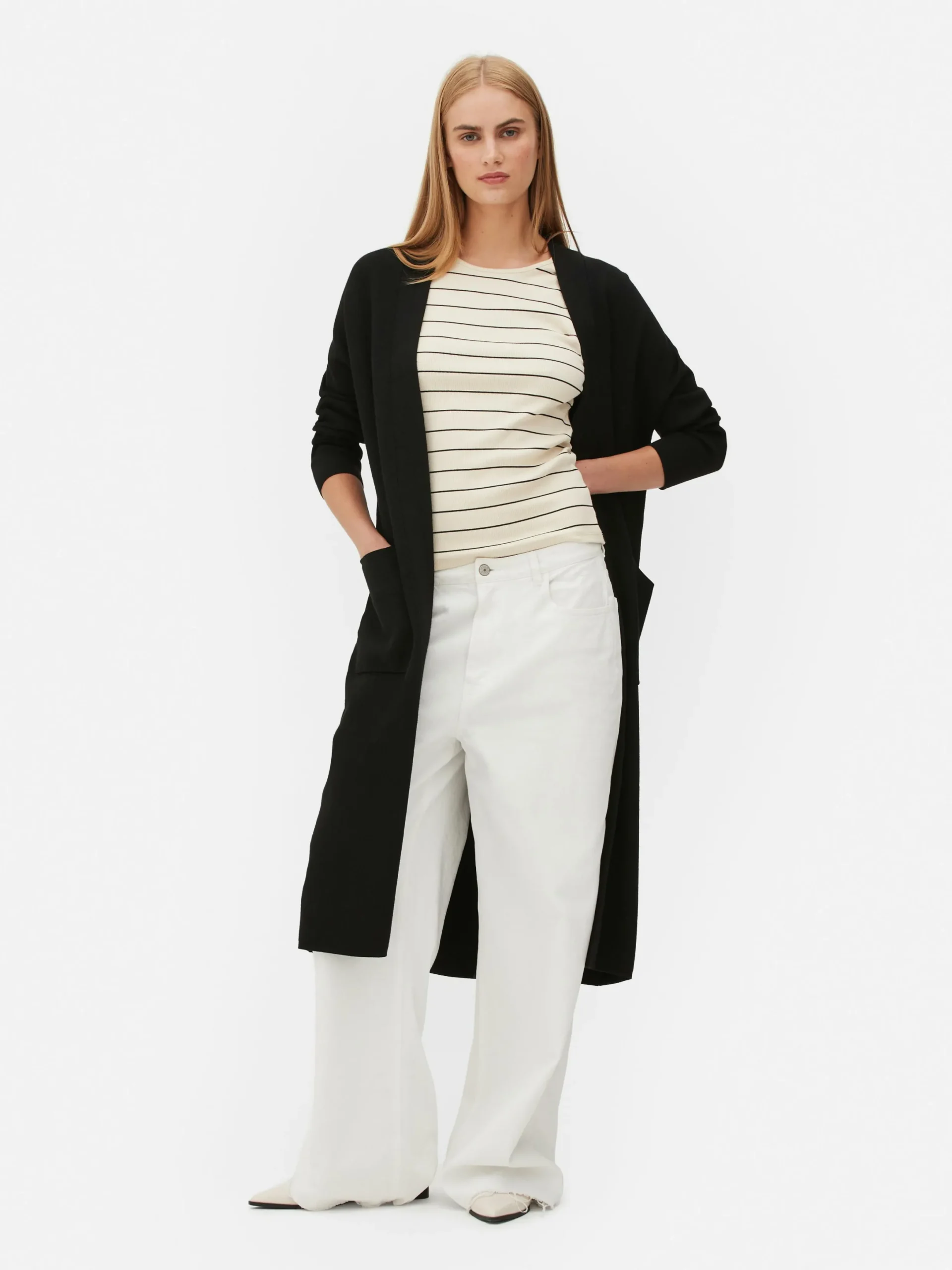 Mujer Primark Jerseys Y Cárdigans|Cárdigan Largo Acanalado