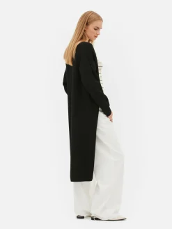 Mujer Primark Jerseys Y Cárdigans|Cárdigan Largo Acanalado