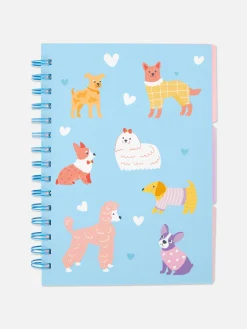 Niños Primark Cuadernos|Cuaderno A5 Con Diseño De Perros