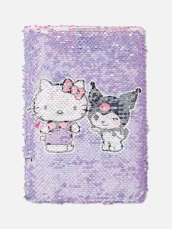 Niños Primark Cuadernos|Cuaderno A5 De Lentejuelas De Hello Kitty Y Kuromi