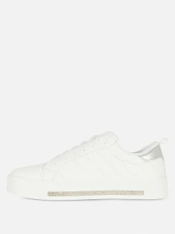 Mujer Primark Calzado Deportivo|Deportivas De Caña Baja Con Strass