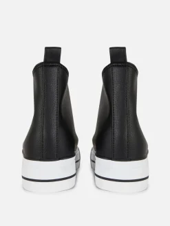 Mujer Primark Calzado Deportivo|Deportivas De Piel Sintética Con Plataforma Plana