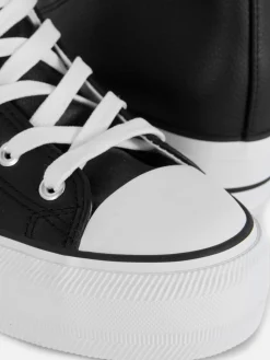 Mujer Primark Calzado Deportivo|Deportivas De Piel Sintética Con Plataforma Plana