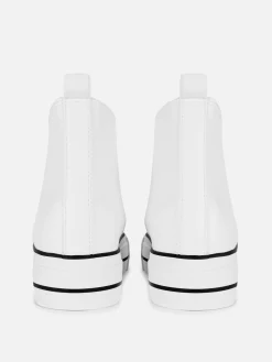 Mujer Primark Calzado Deportivo|Deportivas De Piel Sintética Con Plataforma Plana