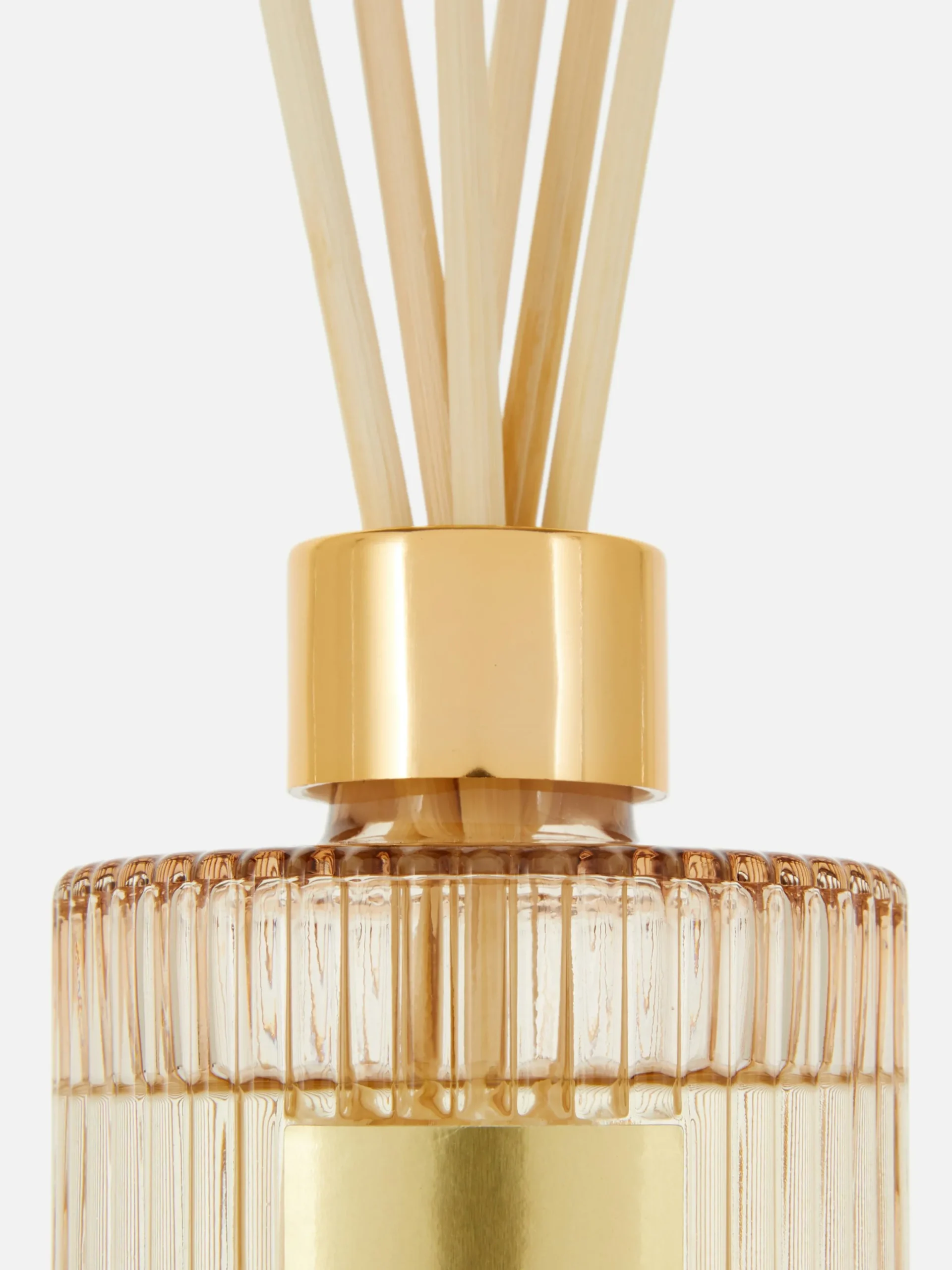 Primark Perfume Para El Hogar|Difusor De Varillas En Tarro De Vidrio estriado