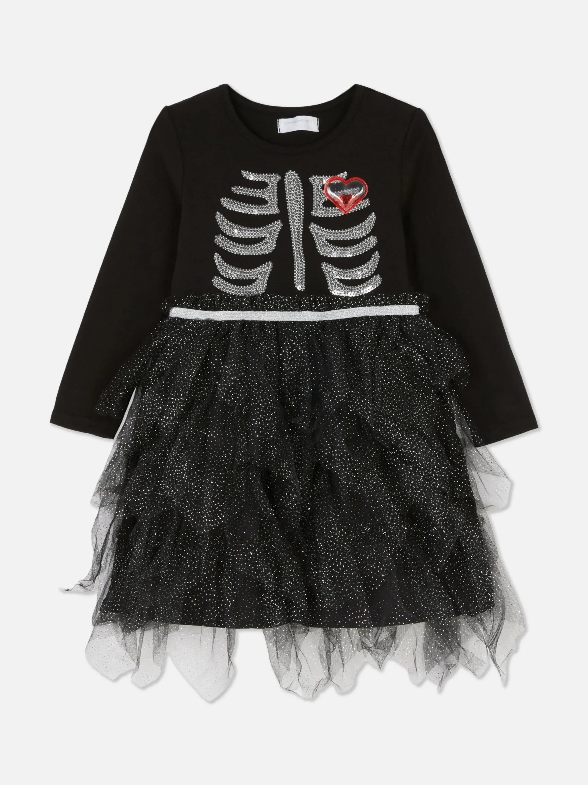 Niños Primark Disfraces De Halloween Infantiles|Vestidos|Disfraz De Esqueleto De Halloween Con Tutú
