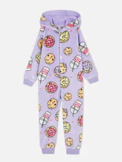 Niños Primark Snuddies Y Onesies|Esquijama Polar Con Estampado De Comida