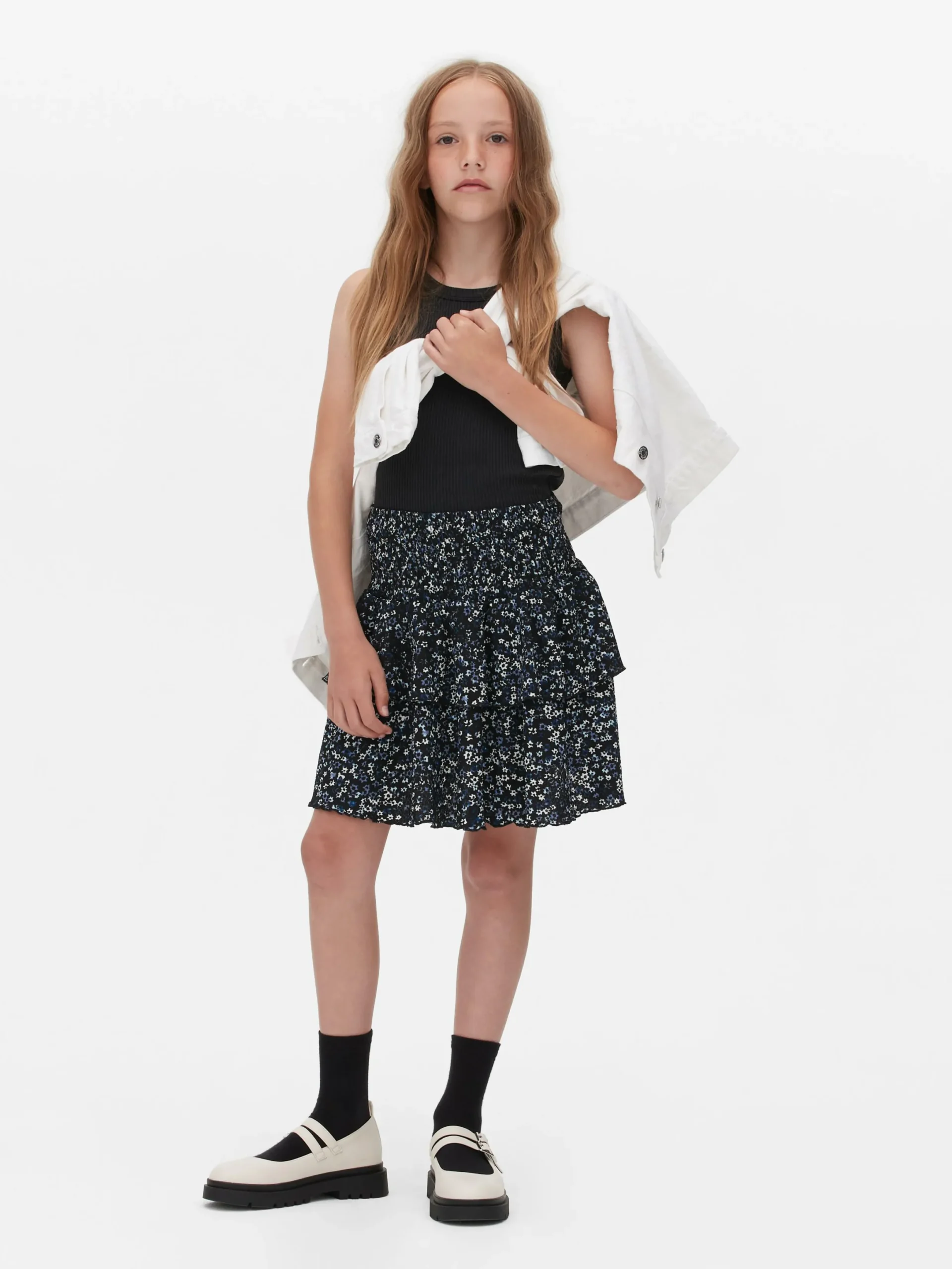 Niños Primark Faldas|Falda Floral A Capas