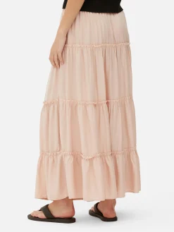 Mujer Primark Faldas|Falda Larga A Capas