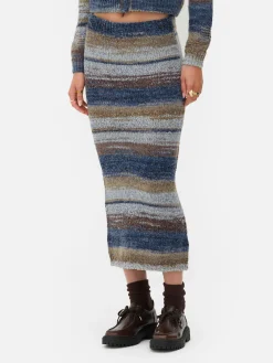 Mujer Primark Faldas|Falda Midi Jaspeada Combinable De Rita Ora