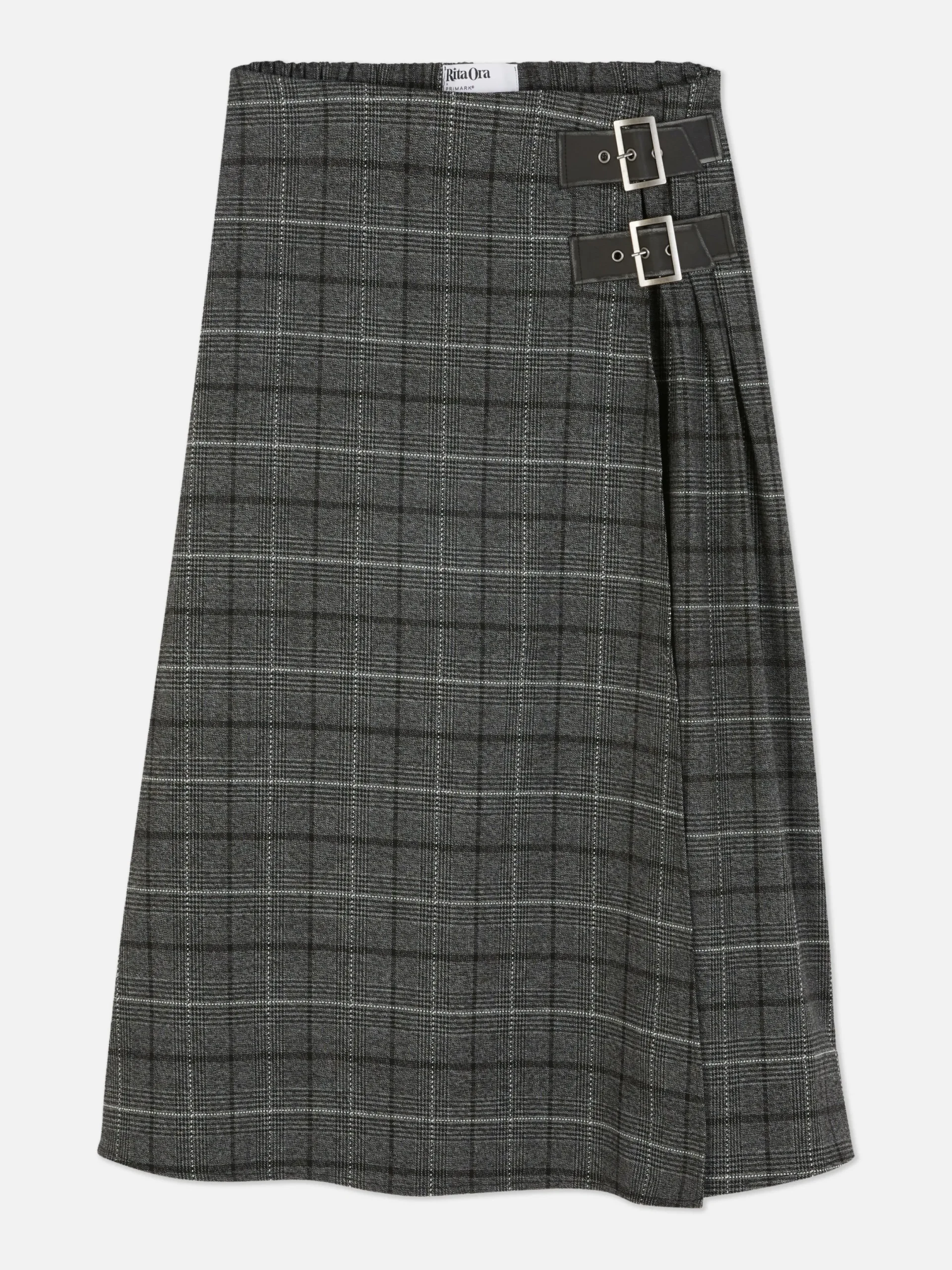 Mujer Primark Faldas|Falda Midi Plisada Con Hebilla De Rita Ora