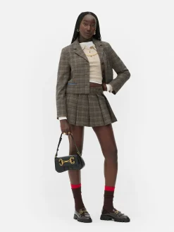 Mujer Primark Pantalones Cortos|Faldas|Falda Pantalón Corta A Cuadros De Rita Ora