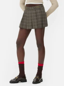 Mujer Primark Pantalones Cortos|Faldas|Falda Pantalón Corta A Cuadros De Rita Ora