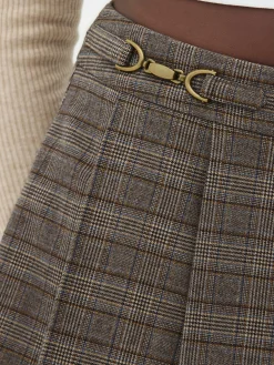 Mujer Primark Pantalones Cortos|Faldas|Falda Pantalón Corta A Cuadros De Rita Ora