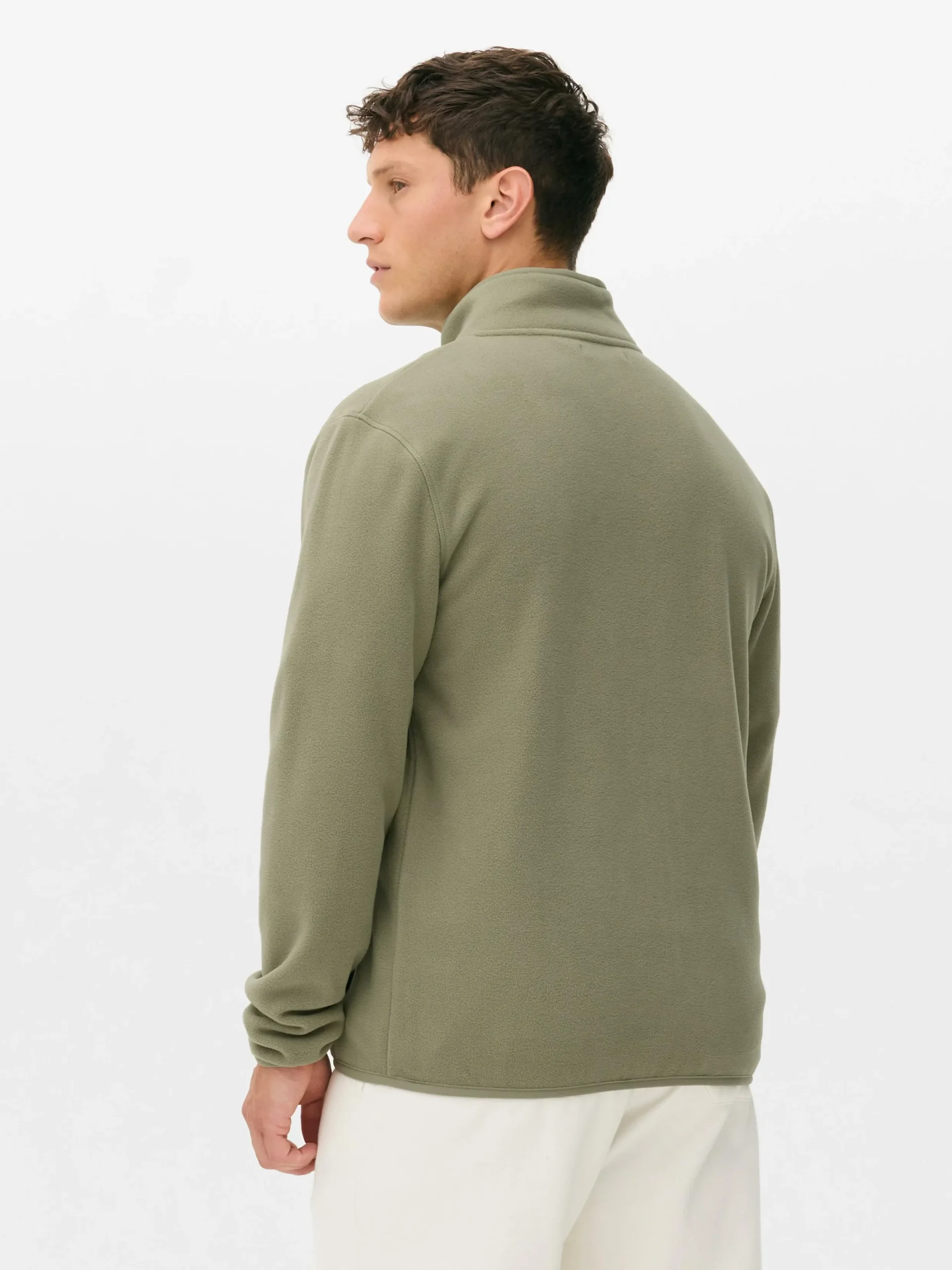 Hombre Primark Abrigos Y Chaquetas|Forro Polar Con Cremallera Y Cuello Chimenea