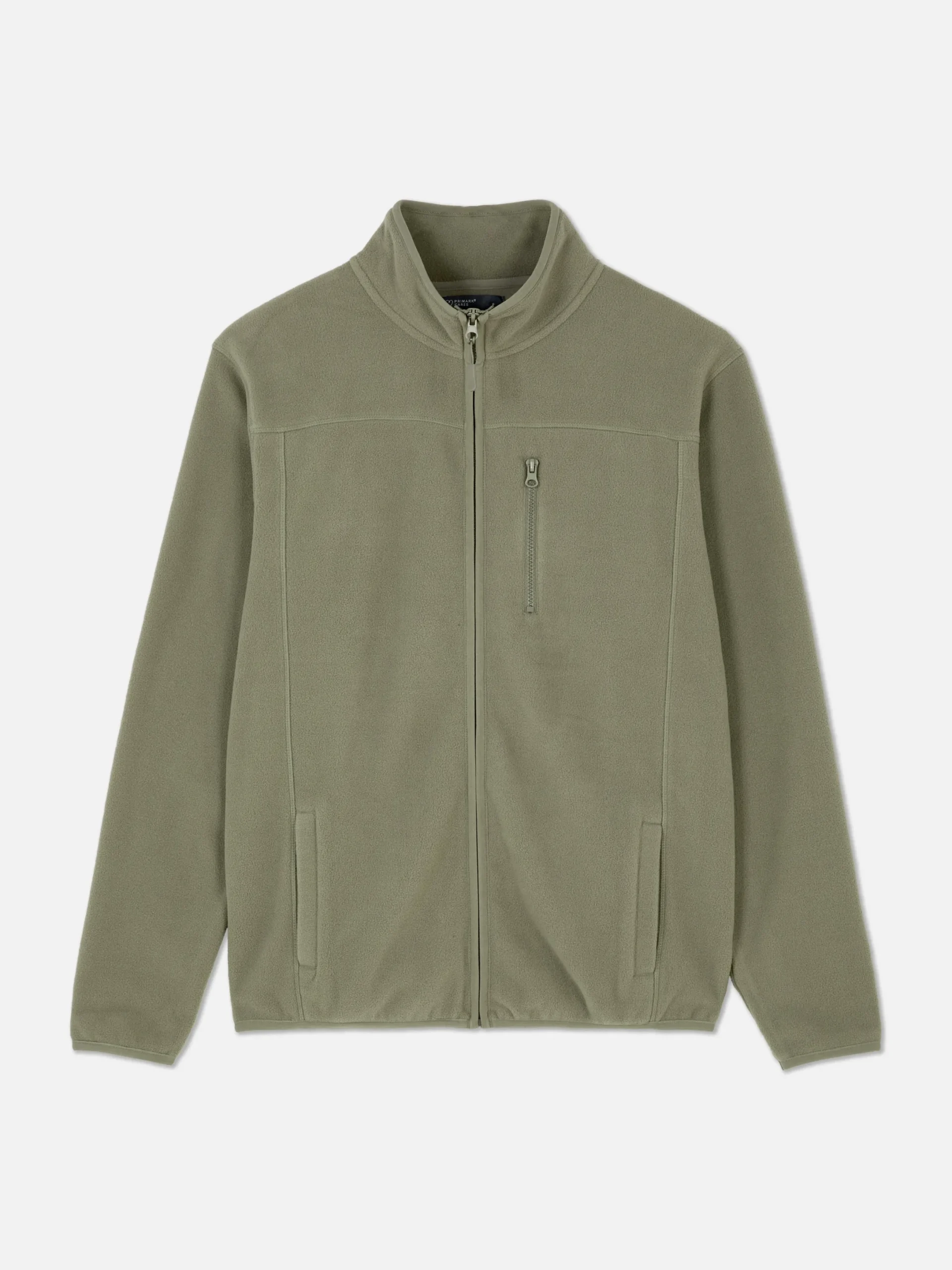 Hombre Primark Abrigos Y Chaquetas|Forro Polar Con Cremallera Y Cuello Chimenea