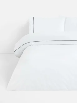 Primark Fundas De Edredón Y Sets|Funda Nórdica Con Ribetes En Contraste Para Cama Doble