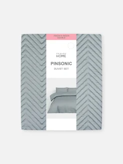 Primark Fundas De Edredón Y Sets|Funda Nórdica Reversible Con Textura Para Cama Doble