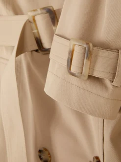 Mujer Primark Abrigos Y Chaquetas|Gabardina Clásica De Doble Botonadura