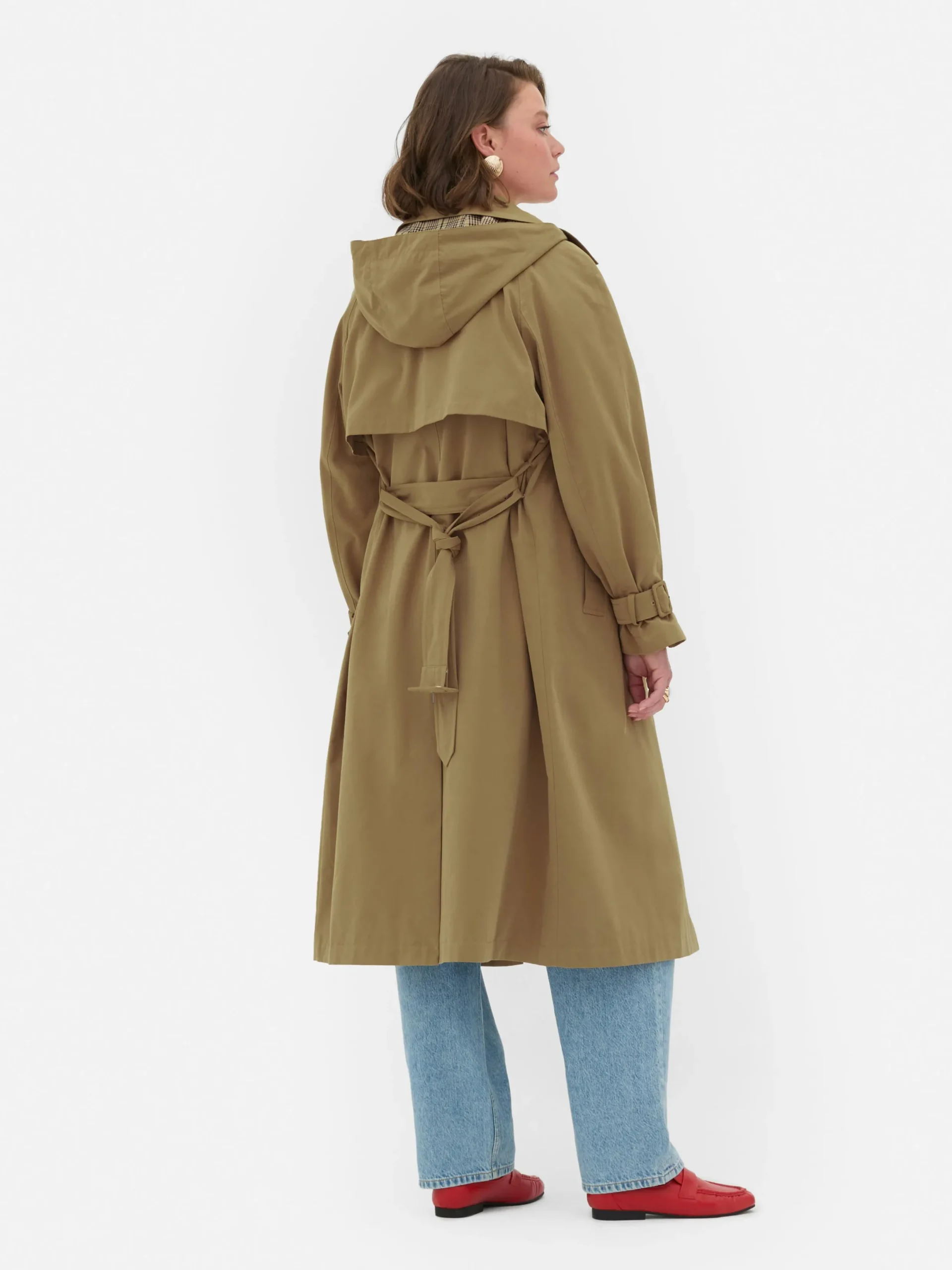 Mujer Primark Abrigos Y Chaquetas|Gabardina Con Capucha De Rita Ora