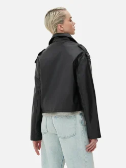 Mujer Primark Abrigos Y Chaquetas|Gabardina De Piel Sintética Corta