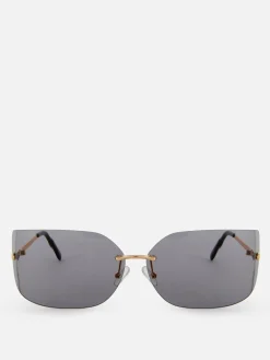 Mujer Primark Gafas De Sol|Gafas De Sol De Montura Invisible Curva De Rita Ora