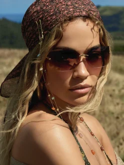 Mujer Primark Gafas De Sol|Gafas De Sol De Montura Invisible Curva De Rita Ora