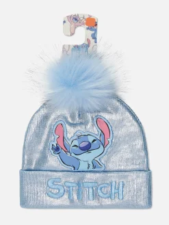 Niños Primark Gorros, Sombreros, Guantes Y Bufandas|Gorro De Punto Con Pompón De Stitch De Disney