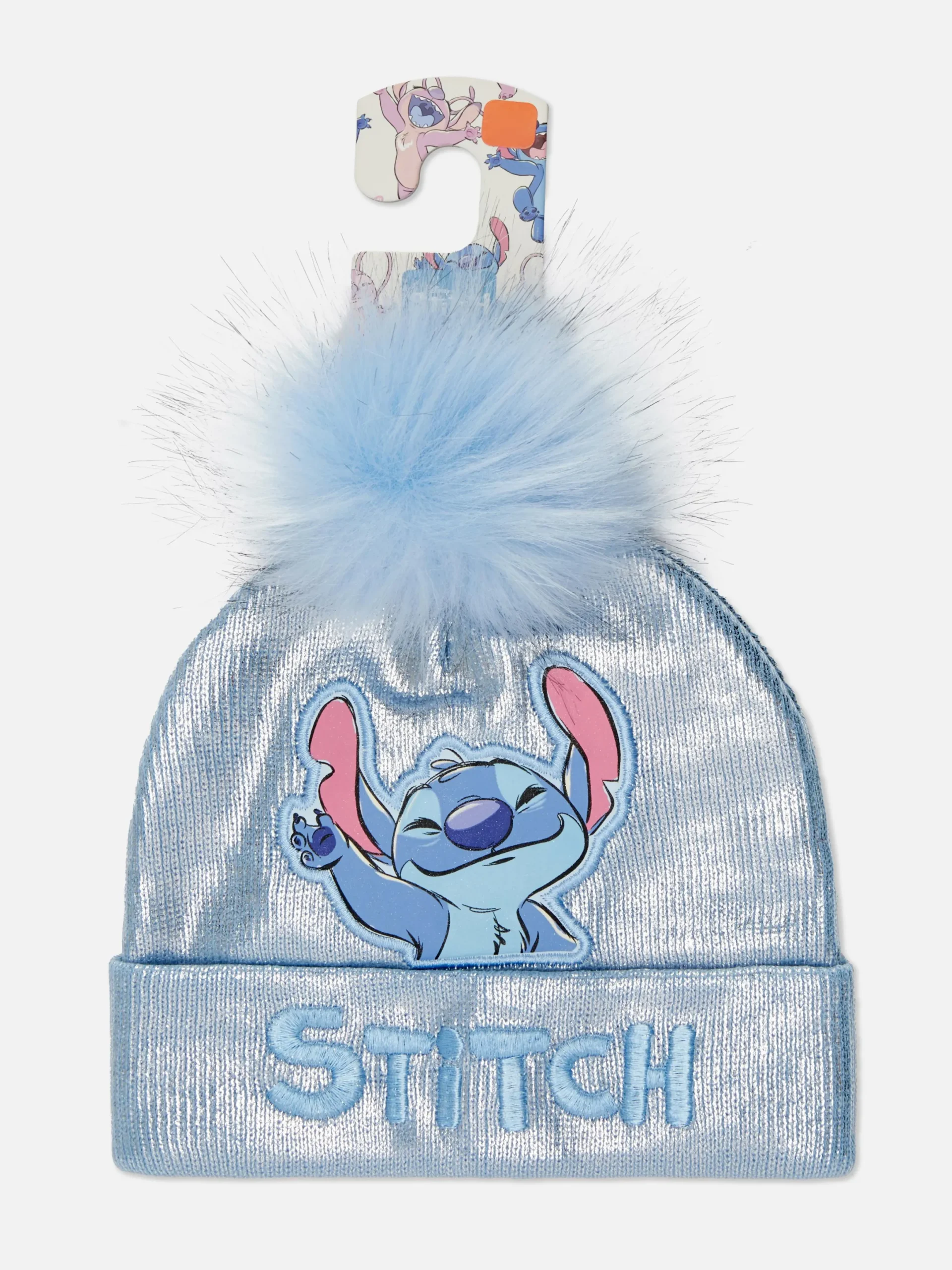 Niños Primark Gorros, Sombreros, Guantes Y Bufandas|Gorro De Punto Con Pompón De Stitch De Disney