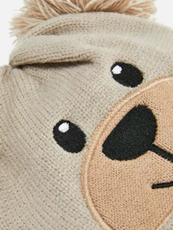 Primark Gorros, Sombreros Y Manoplas|Gorro De Punto De Osito Con Pompón