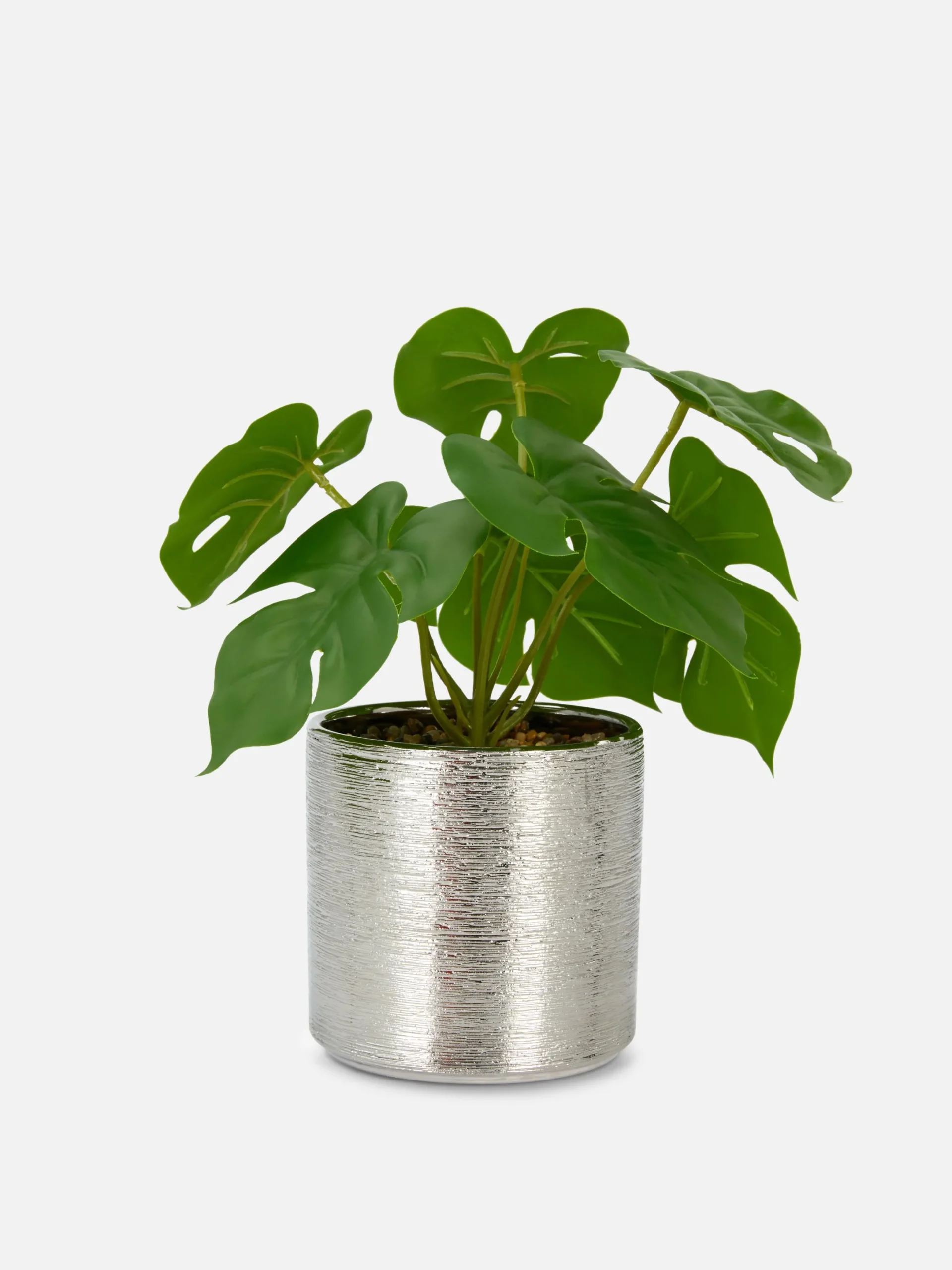 Primark Plantas Y Flores Artificiales|Helecho Artificial En Maceta Plateada